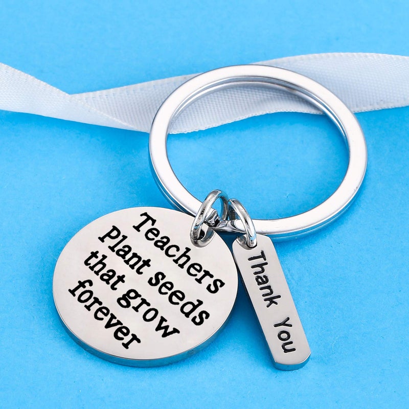 Nimteve Teacher Appreciation Gift for Women, 3PCs Teacher Keychain Set, Jewelry Gift for Teachers, Birthday Gift for Teacher Gifts From Students (3PCs Mixed #1) - Image 4
